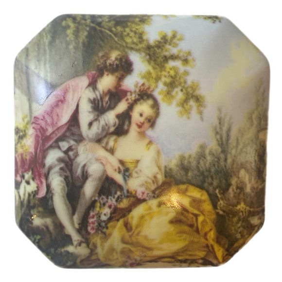 Andrea by Sadek Jewelry Trinket Keepsake Box w/Hinged Lid - Picture 2 of 13